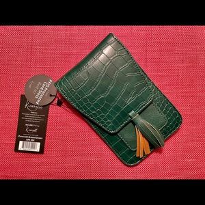NEW!  K. Carroll Harper Crossbody Emerald Green
